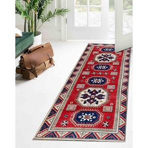 Tapis imprimé : design géométrique moderne pour bureau et salle à manger, tapis doux non tissé - Product Image 5