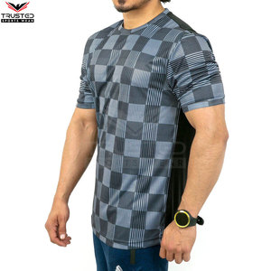 Nueva llegada Hombres Oem Servicio Sublimación Camiseta Pakistán Hecho Oversized Ringer Pullover Hombres Sublimación Camiseta - Product Image 3