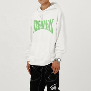 Famosa FÁBRICA DE Pakistán hombres cordón 100% algodón peso pesado Sudadera con capucha Puff impresión de gran tamaño pulóver Sudadera con capucha precio al por mayor - Product Image 3