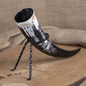 Cuerno Vikingo para Beber Hecho a Mano con Cuerno de Buey, Diseño Animal, Ecológico, Apto para Alimentos, Acabado Pulido, Tamaño Personalizado - Product Image 2