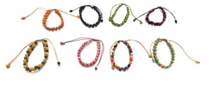 Handmade Adjustable Seed <b>Beaded</b> <b>Bracelet</b> Eco-Friendly Fashion Artisan Jewelry with Natural Seeds in Colorful Designs - Product Image 2