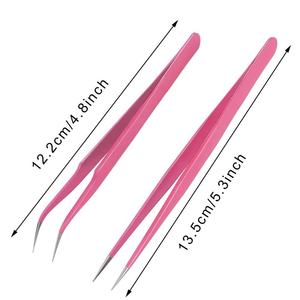 Prix de gros Dernière Collection Pinces à cils de couleur unie Offres Spéciales Logo personnalisé Pince à cils à vendre - Product Image 3