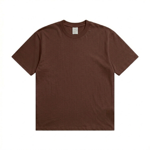Camiseta de Manga Corta con Cuello Redondo para Hombre, Colección de Verano, Ligera, Ecológica, de Poliéster/Algodón, de Secado Rápido, Transpirable, Corte Regular - Product Image 1
