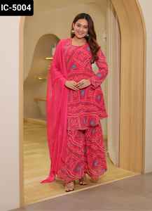 India Pakistán Hermoso traje Salwar para adultos Diseños Shalwar Kameez Kurta Mujer Impresión digital Vestido Diseños al por mayor - Product Image 4