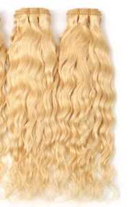 9A GRADE Full Lace Remy Blonde Ombre Kinky Curly Virgin 100% Human Hair Wig - Product Image 2