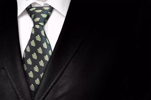 Logotipo personalizado hecho a mano hombres moda corbata masónica Regalia 100% seda Color sólido corbata masónica - Product Image 6