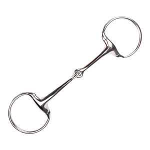 Western D Ring Snaffle Argent Couleur Eggbutt Bit Unique Joint Solide En Acier Inoxydable Personnaliser La Taille Équitation Perdre Anneau Snaffle - Product Image 1