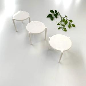 Servicio de comida para llevar desechable de tamaño 35mm Alta calidad Nuevo trípode de PP superior Soporte de pizza Piza Saver - Product Image 4