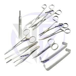 ชุดผ่าตัดขนาดเล็กแบบมืออาชีพอุปกรณ์ผ่าตัด11ชิ้นพร้อมคีมสเตนเลสขายดี - Product Image 2