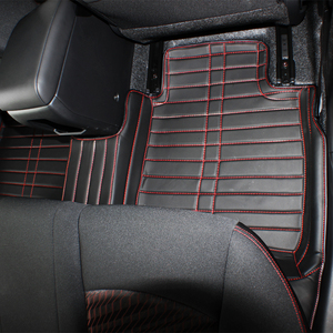 Tapis de sol de voiture anti-dérapant imperméable de qualité supérieure EKRauto ensemble complet en cuir <span class=keywords><strong>Tesla</strong></span> modèle S 10mm d'épaisseur 3 pièces affaires - Product Image 2