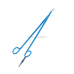 Tijeras Quirúrgicas Metzenbaum Curvas Bipolares de Alta Resistencia, Azules, de Acero Inoxidable, Accionamiento Manual, Certificación CCC, Debonairii Dii-i-1359 - Product Image 3