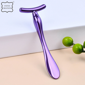 Herramienta Gua Sha de Metal con logotipo personalizado de alta calidad, la última cuchara para ojos de acero inoxidable, masajeador para el cuidado de la piel, herramienta de belleza de alto contacto facial - Product Image 2