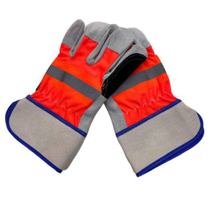 Gants de travail de haute qualité avec paume en cuir et gants de sécurité en cuir de vachette fendu - Product Image 2