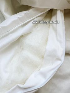 Venta caliente 100% Pupa de gusano de seda orgánica Durable y transpirable Comida de hotel Edredones de seda congelada de Vietnam - Product Image 4
