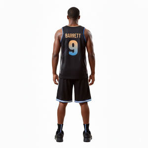 Ensemble de maillot et short de basketball unisexe réversible à séchage rapide, imprimé par transfert thermique, édition limitée 2026, personnalisable, vente en gros - Product Image 3