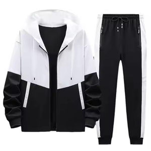 2025 vente en gros Offre Spéciale de haute qualité en gros hommes survêtement personnalisé respirant costume hommes Slim Fit survêtement ensembles survêtement - Product Image 3