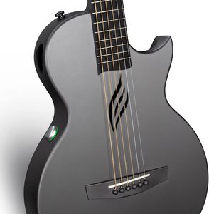Guitarra de Viaje Enya N-OVA GO SP1 de Fibra de Carbono, Nueva, Acústica-Eléctrica de 35 Pulgadas con Tecnología Smart AcousticPlus - Product Image 3