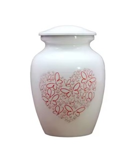 Urnas de cremación hechas a mano con acabado de plata y aluminio, urnas funerarias y conmemorativas de metal para cenizas humanas para adultos para tus seres queridos y familiares - Product Image 5