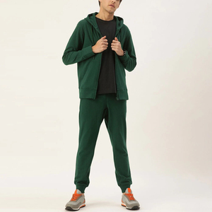 Ensemble de survêtement pour homme, best-seller, hiver, uni, délavé à l'acide, respirant, 100% coton, grandes tailles, couleurs et logo personnalisables - Product Image 1