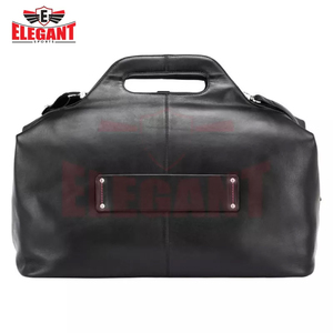Bolsa de lona de viaje con logotipo personalizado 2024 de cuero genuino con bolsillos elegante deportivo personalizable equipo deportivo de lujo - Product Image 4
