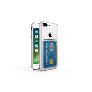 MSRA Setra Series Clear Silicone <b>Card</b> <b>Holder</b> Case Shockproof Back Cover for iPhone 8 Plus 7 Plus 11Pro 14 Plus 13 Pro Max Ins - Product Image 1