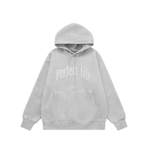 Sudadera con capucha de gran tamaño Unisex de alta calidad de estilo de invierno Sudadera con estampado personalizado para hombre de peso pesado - Product Image 4