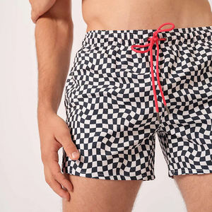 Offre Spéciale hommes 100% coton planche Surf Shorts sur mesure taille moyenne décontracté 4 voies extensible conception solide en gros Shorts personnalisés - Product Image 6