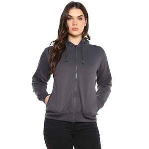Prix de gros Sweats à capuche décontractés de haute qualité pour femmes couleur noire vierge personnalisée pour femmes pulls en coton coréen - Product Image 1