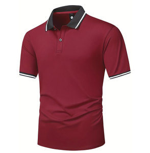 Service OEM, logo personnalisé, tricot solide respirant pour t-shirts avec poche, polyester/coton, impression personnalisée pour hommes - Product Image 3