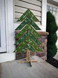THIS <b>CHRISTMAS</b> <b>TREE</b> ECO FRIENDLY DECORATION HANDMADE GIFT Ornamental Wooden <b>Tree</b> Made in Cherry a <b>Tree</b> for Season - Product Image 3