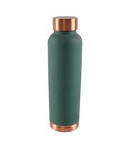 Botella de Agua de Cobre a Prueba de Fugas, de Metal Puro, Ideal para Viajes, Libre de BPA, Reutilizable, para Bebidas Ayurvédicas, Regalos de Boda