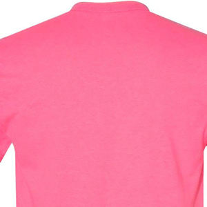 mens bright <b>pink</b> <b>neon</b> <b>pink</b> plain solid blank casual regular fit short sleeve tshirt crewneck basic tee <b>top</b> - Product Image 3