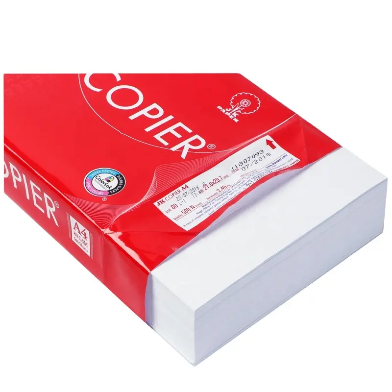 100% JK A4 copieur papier prix A4 copie copieur papier/JK Max papier 80gsm 70gsm 70gsm bas prix