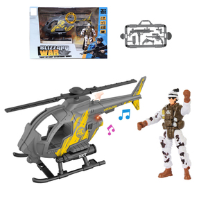 Commercio all'ingrosso di plastica <span class=keywords><strong>militare</strong></span> <span class=keywords><strong>militare</strong></span> <span class=keywords><strong>militare</strong></span> missione di combattimento piccolo gioco figura del soldato luce del suono <span class=keywords><strong>aereo</strong></span> veicolo elicottero giocattolo - Product Image 2