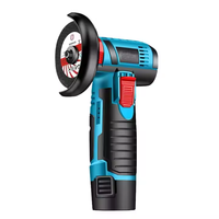 Mini-meuleuse d'angle sans fil 12V avec interrupteur coulissant, électrique, portative, pour bricolage, rechargeable, avec disque de meulage