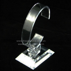 DPP ACP Foldable Clear Acrylic <b>Watch</b> Stand and Display Rack with Desk Holder for <b>Watches</b> - Product Image 3