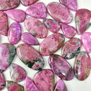 Cabujón de calcita de cobalto Rosa Piedras preciosas sueltas de calcita de cobalto Rosa natural semipreciosas de alta calidad al por mayor - Product Image 5