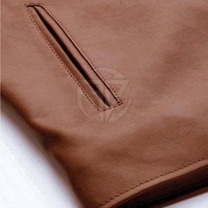 Sweat à capuche en cuir d'hiver élégant pour homme avec capuche réglable, design écologique et léger, sensation de luxe, confortable à porter - Product Image 5