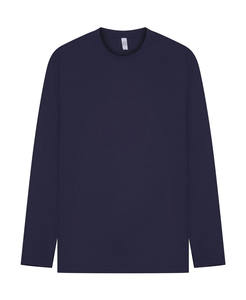 Sweat-shirt uni personnalisé en coton 100% French Terry, coupe ample et oversize pour homme, avec logo brodé - Product Image 6