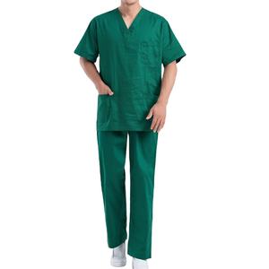 Tenues d'hôpital pour infirmières, ensemble de blouses et pantalons en spandex extensible, uniformes d'infirmiers, fabriqués par HI 2026 - Product Image 1
