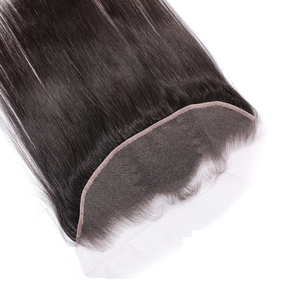 Peluca de cabello humano virgen con cierre Frontal para mujeres negras, color negro Natural, HD, 360 - Product Image 2