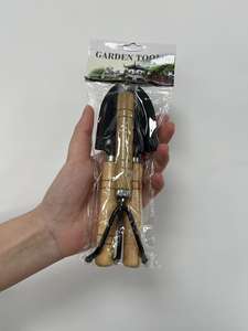 Mini Outils de Jardinage Portables, Pelle à Tête Métallique, Bêche de Lac, Outil pour Relever le Sol du Jardin, Cultiver des Fleurs, Manche en Bois - Product Image 6