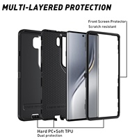Coque de protection pour Tecno Camon 40 Pro 4G, coque rigide en PC + TPU souple, antichoc, avec béquille, étui de téléphone portable