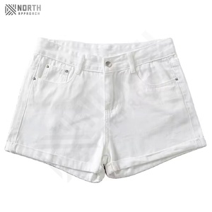 Shorts de Mezclilla de Color Sólido, Shorts Ajustados para Mujer, Elegantes y con Diseños Nuevos, Muchos Más Colores y Tallas Grandes para Hombre, Verano - Product Image 6