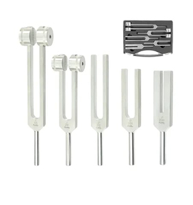 Kit d'évaluation médicale avec goniomètre, marteau de Ménière, diapason 256 Hz et ruban à mesurer pour examen clinique - Product Image 4