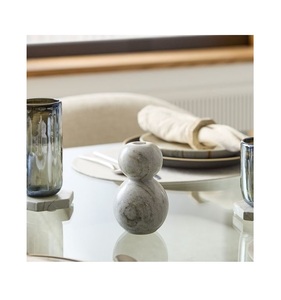Hecho de portavelas de mármol natural, diseño fabuloso, decoración del hogar, contenedor de velas para bodas y decoración de todos los eventos - Product Image 6