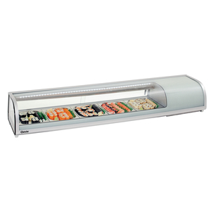 Comptoir réfrigéré SushiBar GL2-1800 avec vitrine congélateur et réfrigérateur - Product Image 1