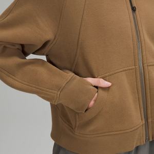 Nuevas sudaderas con capucha de gran tamaño Drop Shoulder Manga larga Estampado de pantalla Letras Sudaderas con capucha para mujer - Product Image 6