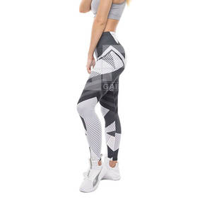 Leggings de yoga personnalisés de haute qualité pour femmes Leggings d'entraînement sans couture meilleur prix Leggings pour femmes - Product Image 3