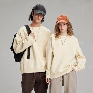 Sweat à capuche unisexe en polaire épaisse personnalisé OEM en polyester/coton avec logo brodé sur le devant, saison d'automne, coupe classique - Product Image 4